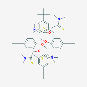 molecular formula C60H84N4O4S4 B132568 Lead ionophore IV CAS No. 145237-46-3