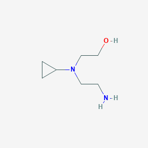 2-[(2-Aminoethyl)(cyclopropyl)amino]ethan-1-ol