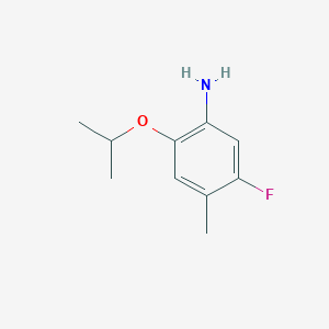 5-Fluoro-4-methyl-2-(propan-2-yloxy)aniline