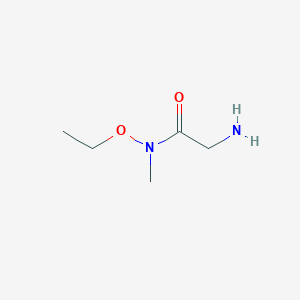 2-Amino-N-ethoxy-N-methylacetamide