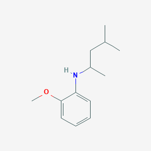 molecular formula C13H21NO B13256873 2-methoxy-N-(4-methylpentan-2-yl)aniline 