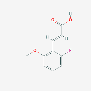 (E)-3-(2-Fluoro-6-methoxyphenyl)acrylic acid