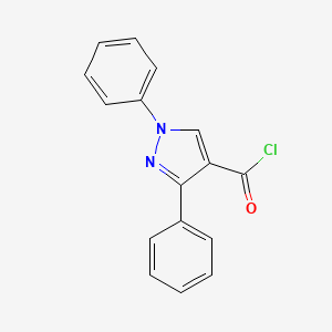 1,3-Diphenyl-1h-pyrazole-4-carbonyl chloride