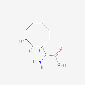 2-Amino-2-(cyclooct-2-en-1-yl)acetic acid