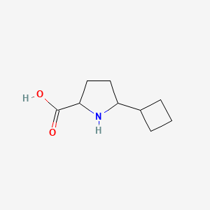 5-Cyclobutylpyrrolidine-2-carboxylic acid