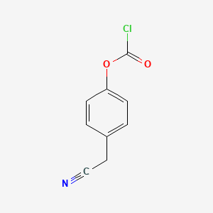 4-(Cyanomethyl)phenyl chloroformate