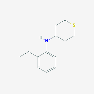 N-(2-ethylphenyl)thian-4-amine