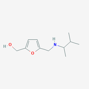 (5-{[(3-Methylbutan-2-yl)amino]methyl}furan-2-yl)methanol