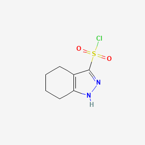 4,5,6,7-Tetrahydro-2H-indazole-3-sulfonyl chloride