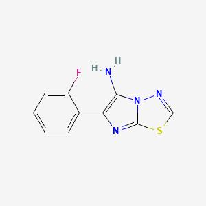 6-(2-Fluorophenyl)imidazo[2,1-b][1,3,4]thiadiazol-5-amine