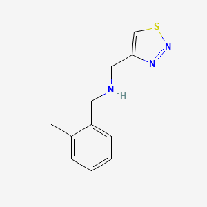 [(2-Methylphenyl)methyl](1,2,3-thiadiazol-4-ylmethyl)amine