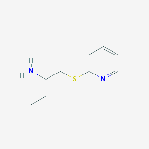 1-(Pyridin-2-ylthio)butan-2-amine