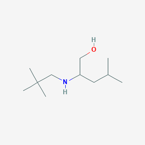 2-[(2,2-Dimethylpropyl)amino]-4-methylpentan-1-ol