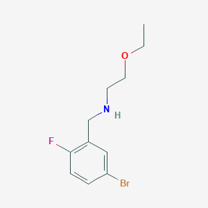 [(5-Bromo-2-fluorophenyl)methyl](2-ethoxyethyl)amine