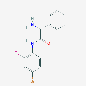 2-amino-N-(4-bromo-2-fluorophenyl)-2-phenylacetamide