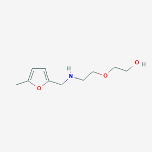 2-(2-{[(5-Methylfuran-2-yl)methyl]amino}ethoxy)ethan-1-ol