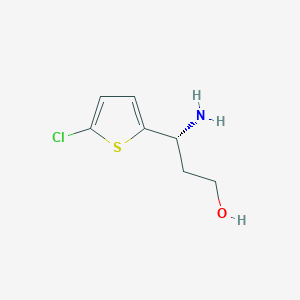 (3R)-3-Amino-3-(5-chloro(2-thienyl))propan-1-OL