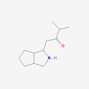 3-Methyl-1-{octahydrocyclopenta[c]pyrrol-1-yl}butan-2-one