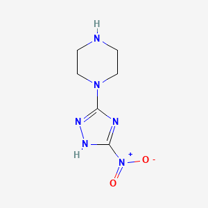 1-(5-Nitro-4H-1,2,4-triazol-3-yl)piperazine