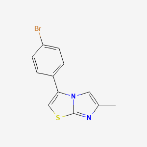 3-(4-Bromophenyl)-6-methylimidazo[2,1-b][1,3]thiazole