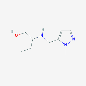 2-{[(1-methyl-1H-pyrazol-5-yl)methyl]amino}butan-1-ol