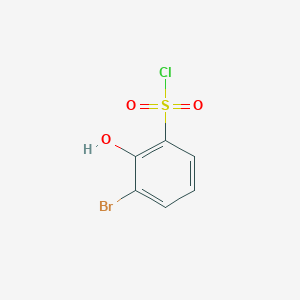 3-Bromo-2-hydroxybenzene-1-sulfonyl chloride