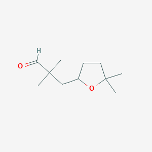 3-(5,5-Dimethyloxolan-2-yl)-2,2-dimethylpropanal