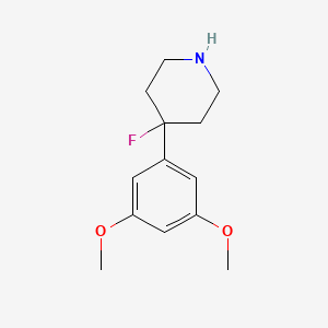 4-(3,5-Dimethoxyphenyl)-4-fluoropiperidine