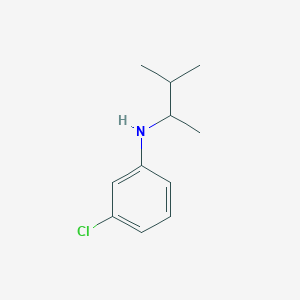 3-chloro-N-(3-methylbutan-2-yl)aniline