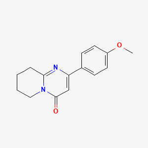 2-(4-Methoxyphenyl)-4H,6H,7H,8H,9H-pyrido[1,2-a]pyrimidin-4-one