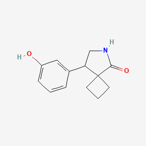 8-(3-Hydroxyphenyl)-6-azaspiro[3.4]octan-5-one