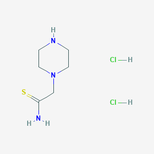 2-Piperazin-1-ylethanethioamidedihydrochloride