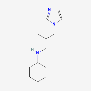 N-[3-(1H-Imidazol-1-yl)-2-methylpropyl]cyclohexanamine