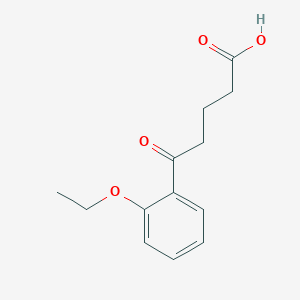 B1325745 5-(2-Ethoxyphenyl)-5-oxovaleric acid CAS No. 898791-59-8