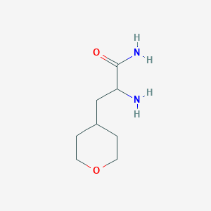 2-Amino-3-(oxan-4-yl)propanamide