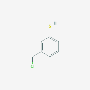 molecular formula C7H7ClS B13257492 3-(Chloromethyl)benzene-1-thiol 