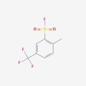 2-Methyl-5-(trifluoromethyl)benzene-1-sulfonyl fluoride