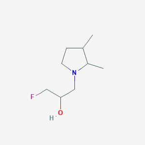 1-(2,3-Dimethylpyrrolidin-1-yl)-3-fluoropropan-2-ol