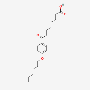 molecular formula C20H30O4 B1325761 8-(4-Hexyloxyphenyl)-8-oxooctanoic acid CAS No. 898792-15-9