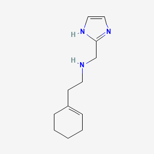 [2-(Cyclohex-1-en-1-yl)ethyl](1H-imidazol-2-ylmethyl)amine