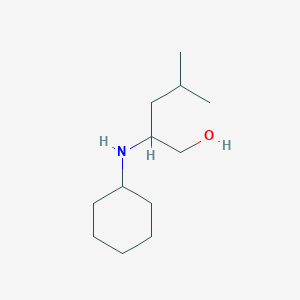 2-(Cyclohexylamino)-4-methylpentan-1-ol