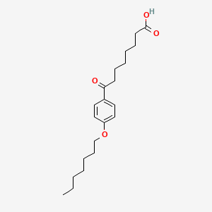 B1325765 8-(4-Heptyloxyphenyl)-8-oxooctanoic acid CAS No. 898792-25-1