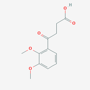 molecular formula C12H14O5 B1325766 4-(2,3-ジメトキシフェニル)-4-オキソ酪酸 CAS No. 898792-27-3