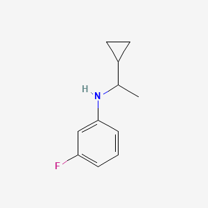 N-(1-cyclopropylethyl)-3-fluoroaniline