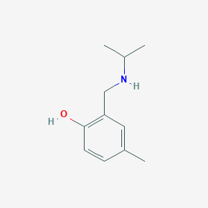 4-Methyl-2-{[(propan-2-yl)amino]methyl}phenol