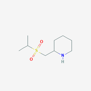 2-[(Propane-2-sulfonyl)methyl]piperidine