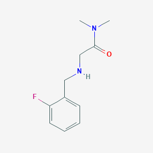 2-{[(2-Fluorophenyl)methyl]amino}-N,N-dimethylacetamide