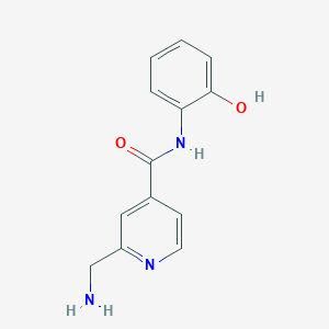 2-(Aminomethyl)-N-(2-hydroxyphenyl)pyridine-4-carboxamide