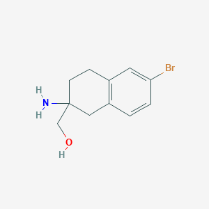 (2-Amino-6-bromo-1,2,3,4-tetrahydronaphthalen-2-yl)methanol