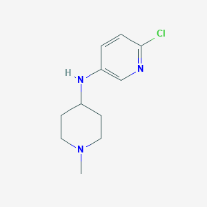 6-Chloro-N-(1-methylpiperidin-4-yl)pyridin-3-amine